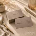 Raised Foil Business Cards (Velvet Finishing)
